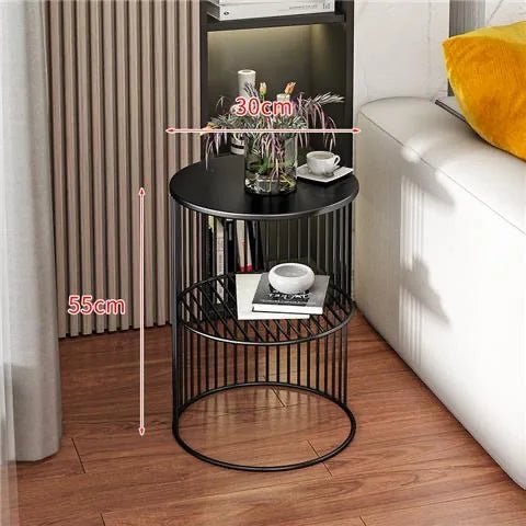 Modern Side Table with Storage - Stylish Coffee Table for Living Room