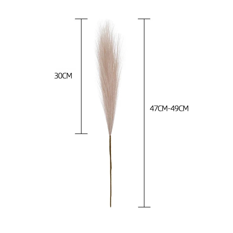 Pampas Grass Decor Flower Plant Reed Simulated Wedding Party Christmas Home Decor Artificial Flower